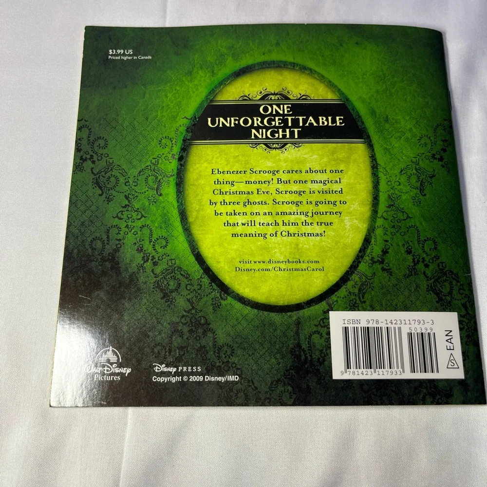 Season’s‎ Greedings Disney A Christmas Carol PB 2009 Redbank Tennant EUC